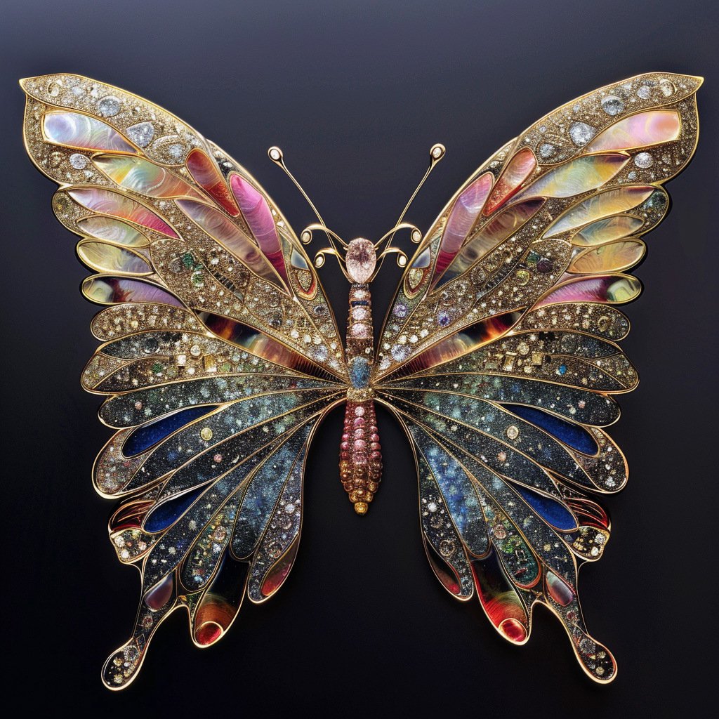 Luxury Butterfly Brooch – High-End Accessories